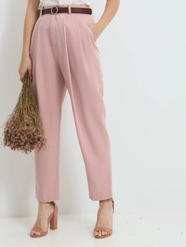 SOPHIA SLACK PANTS NUDE PINK – The WonderLand Fashion